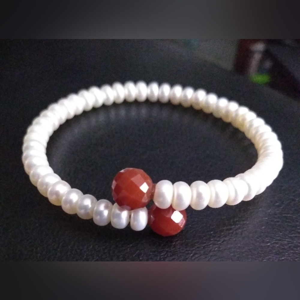 Bracelet natural fresh water pearl